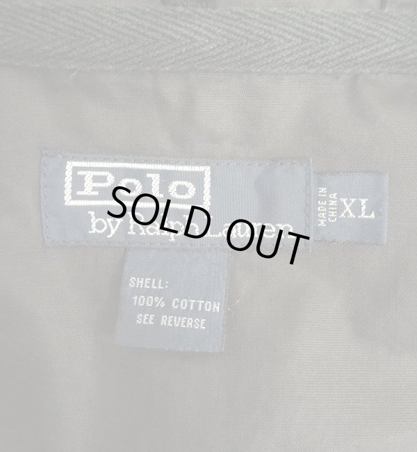 画像2: 90'S RALPH LAUREN コットン デッキパーカー ririダブルジップ ネイビー (VINTAGE)