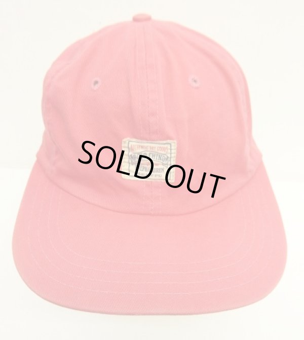 画像2: 90'S RALPH LAUREN "POLO CHINO" ベースボールキャップ レッド USA製 (VINTAGE)