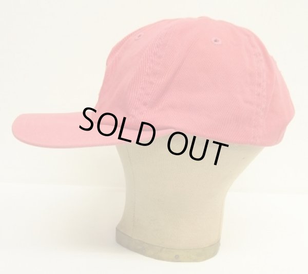 画像3: 90'S RALPH LAUREN "POLO CHINO" ベースボールキャップ レッド USA製 (VINTAGE)