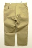 画像5: BEN DAVIS トップスナップボタン フリスコパンツ ベージュ USA製 (DEADSTOCK)