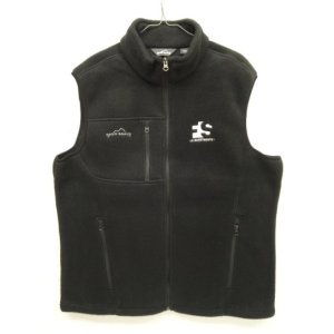 画像: EDDIE BAUER x FS INVESTMENTS フルジップ フリースベスト ブラック (NEW)