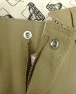 画像3: BEN DAVIS トップスナップボタン フリスコパンツ ベージュ USA製 (DEADSTOCK)