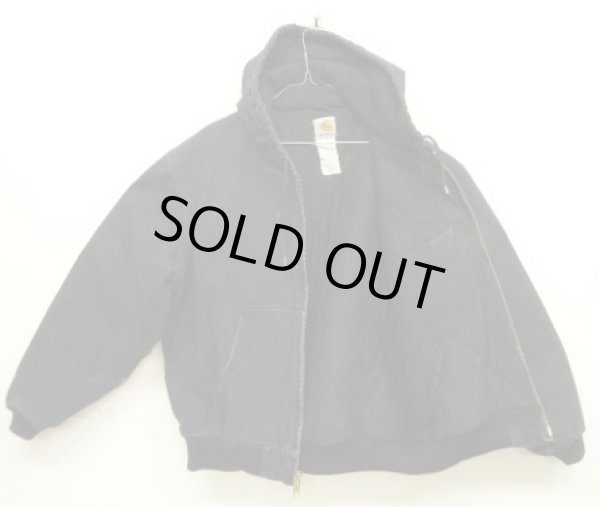 画像3: CARHARTT "ACTIVE JACKET" 裏地キルティング ダックジャケット ブラック USA製 (VINTAGE)