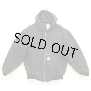 画像: CARHARTT "ACTIVE JACKET" 裏地キルティング ダックジャケット ブラック USA製 (VINTAGE)