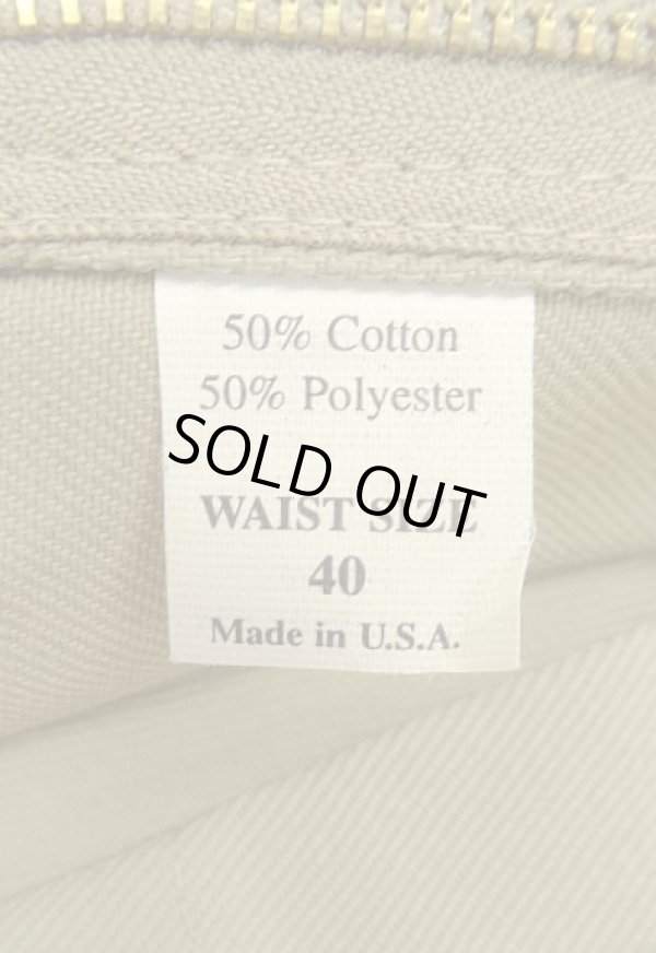 画像4: BEN DAVIS トップスナップボタン フリスコパンツ ベージュ USA製 (DEADSTOCK)