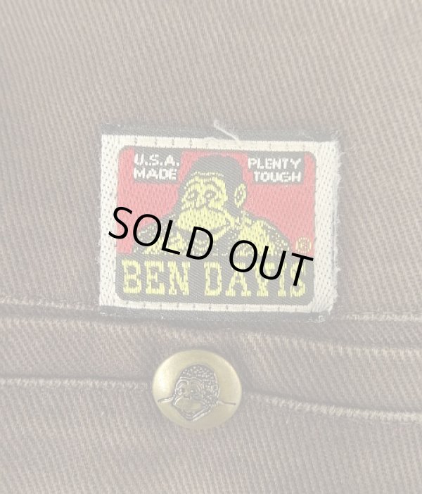 画像5: 90'S BEN DAVIS トップスナップボタン フリスコパンツ ブラウン USA製 (VINTAGE)