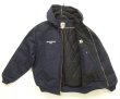 画像5: CARHARTT "ACTIVE JACKET" 裏地キルティング ダックジャケット ネイビー (MINT CONDITION)