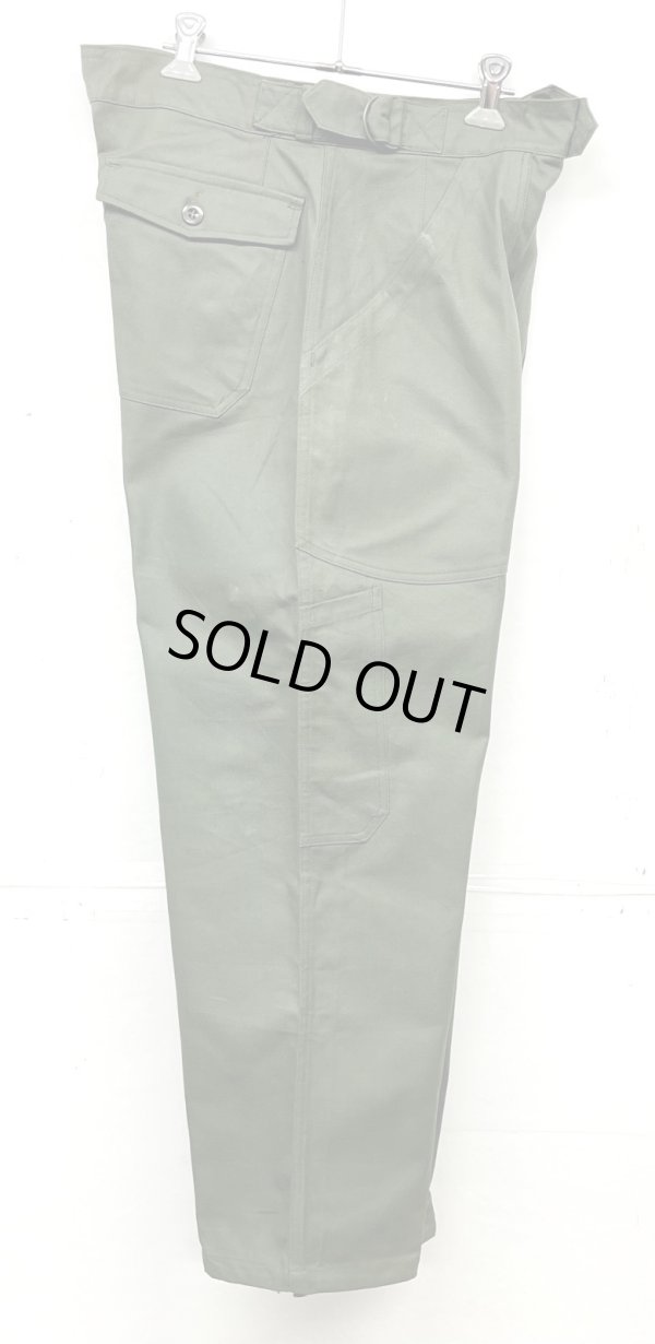 画像4: 60'S フランス空軍 エアフォース アジャスター付き メカニックパンツ AILEEジップ (DEADSTOCK)