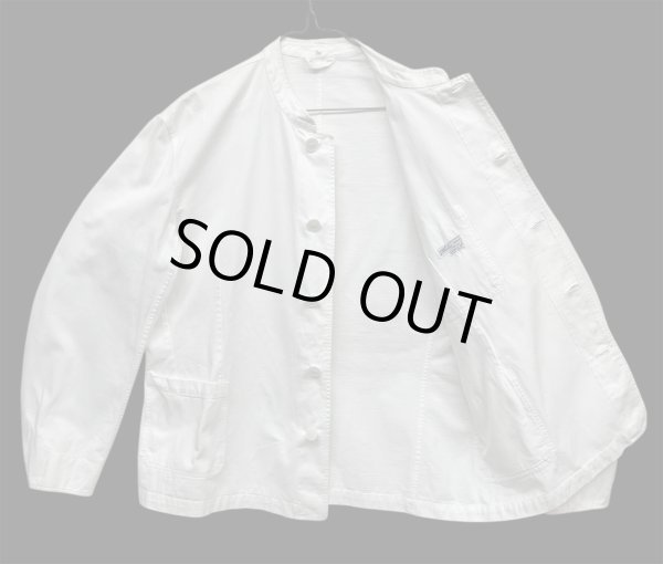 画像4: 60'S THALER ユーロワーク スタンドカラー カバーオール ホワイト (VINTAGE)