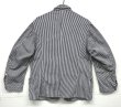 画像5: 50'S ユーロワーク Vポケット ワークジャケット カバーオール ストライプ (VINTAGE)