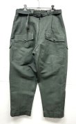 画像1: イタリア軍 エアフォース ベルト付き フィールドパンツ ririシップ グレーカーキ (DEADSTOCK)