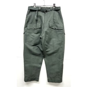 画像: イタリア軍 エアフォース ベルト付き フィールドパンツ ririシップ グレーカーキ (DEADSTOCK)