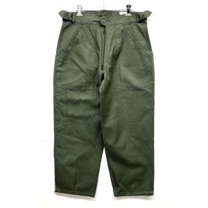 画像: 60'S フランス空軍 エアフォース アジャスター付き メカニックパンツ AILEEジップ (DEADSTOCK)