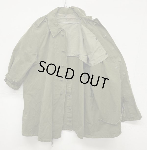 画像3: 50'S フランス軍 モーターサイクルコート ミリタリーグリーン (VINTAGE)