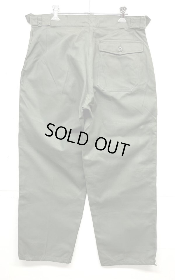 画像5: 60'S フランス空軍 エアフォース アジャスター付き メカニックパンツ AILEEジップ (DEADSTOCK)