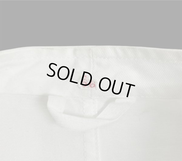 画像2: 60'S THALER ユーロワーク スタンドカラー カバーオール ホワイト (VINTAGE)