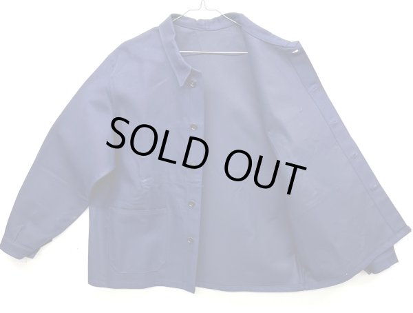 画像3: 60'S LE PIGEON BLEU フレンチワーク カバーオール インクブルー (DEADSTOCK)