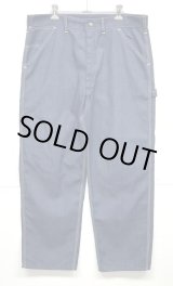 画像: 70'S SEARS トップスナップボタン バットダイデニム ペインターパンツ SCOVILLジップ インディゴ (VINTAGE)