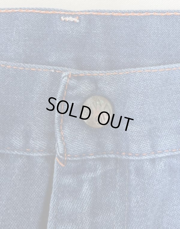 画像2: 80'S BIG MAC トップスナップボタン デニム ペインターパンツ W36L31 インディゴ USA製 (VINTAGE)