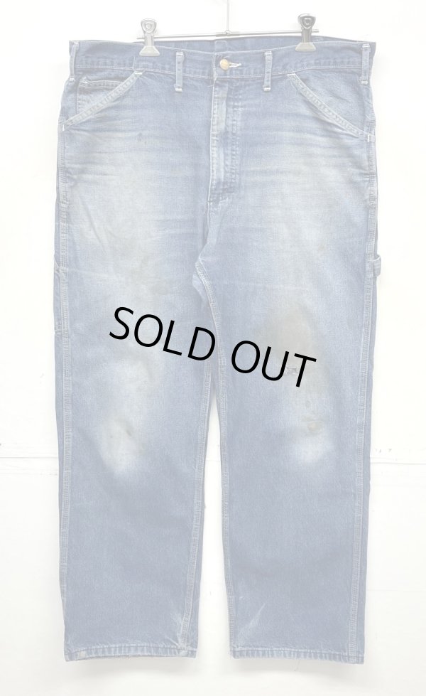 画像1: 80'S BIG SMITH デニム ペインターパンツ W36L30 インディゴ USA製 (VINTAGE)