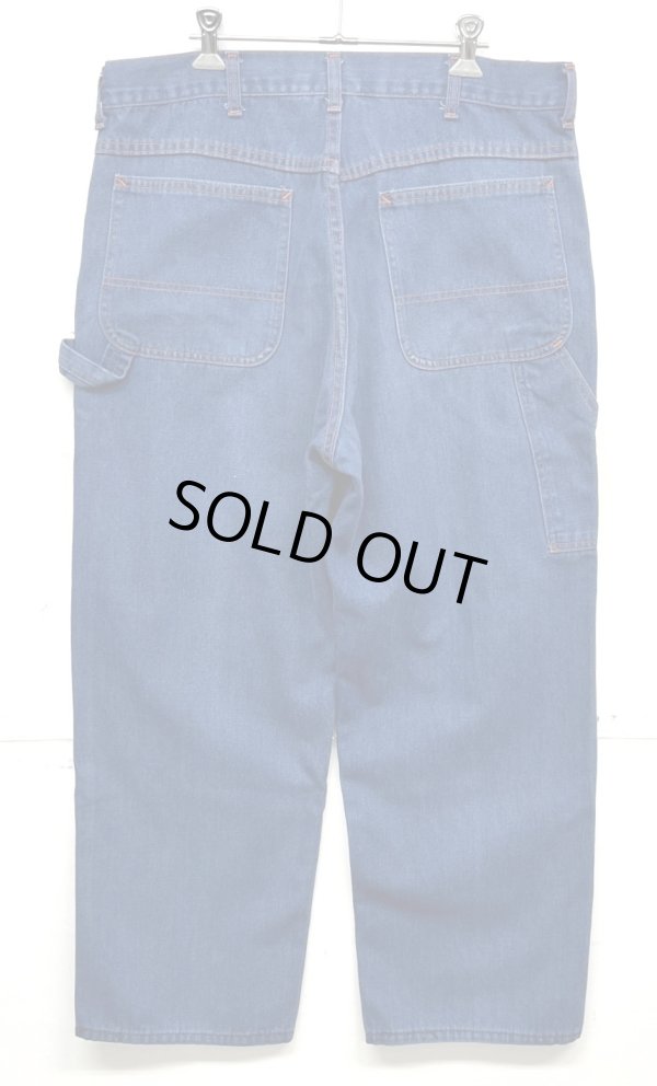 画像6: 80'S BIG MAC トップスナップボタン デニム ペインターパンツ W36L31 インディゴ USA製 (VINTAGE)