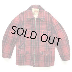 画像: 50'S SOO WOOLEN MILLS ウール マッキーノジャケット バッファローチェック (VINTAGE)