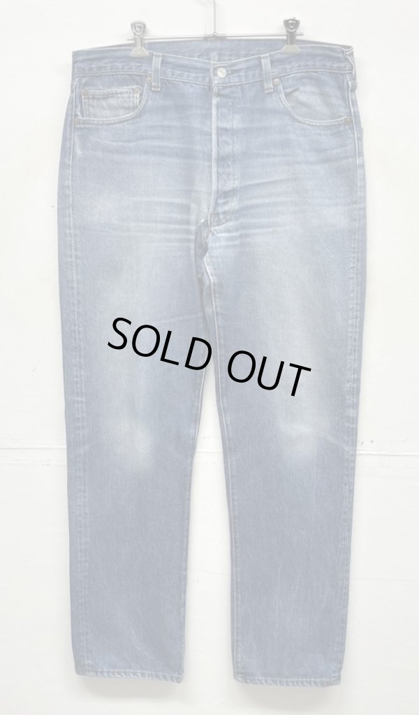 画像1: 80'S LEVIS 501 "内股シングル" デニム インディゴ USA製 W38L32 (VINTAGE)