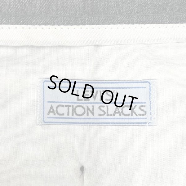 画像2: 90'S LEVIS "ACTION SLACKS" スラックス チャコール USA製 (VINTAGE)
