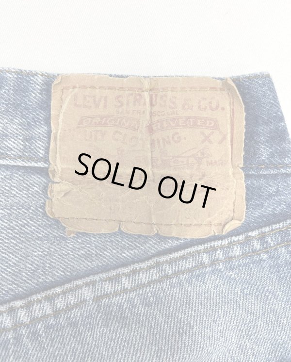 画像4: 80'S LEVIS 501 "内股シングル" デニム インディゴ USA製 W38L32 (VINTAGE)