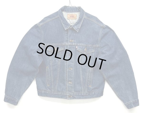 画像1: 80'S LEVIS "71506" スモールe 4thモデル デニムジャケット インディゴ 48L USA製 (VINTAGE)