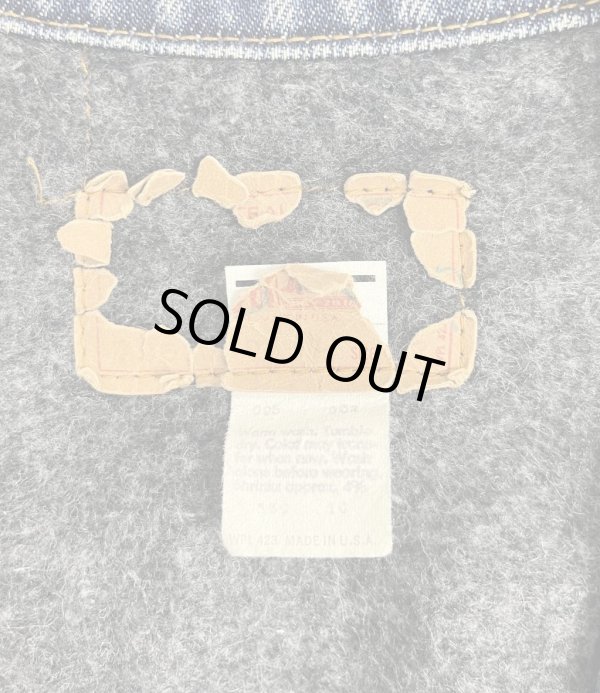 画像2: 70'S LEVIS 70505 "TROY BLANKET" ブランケット付き デニムジャケット インディゴ USA製 (VINTAGE)