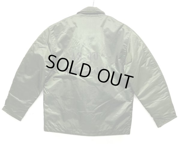 画像6: 70'S アメリカ軍 US NAVY バックステンシル チンスト付き 裏地キルティング デッキジャケット SCOVILLジップ (DEADSTOCK)