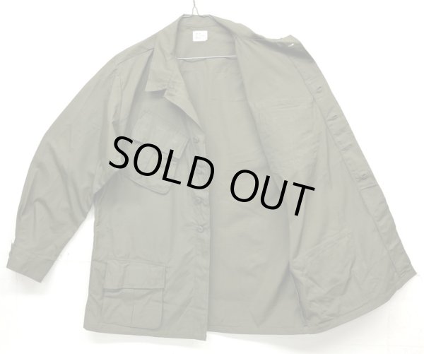 画像3: 60'S アメリカ軍 US ARMY "JUNGLE FATIGUE" リップストップ ファティーグジャケット L-LONG (DEADSTOCK)