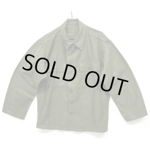 画像: 50'S アメリカ軍 US ARMY "1st MODEL" OG107 コットンサテン ユーティリティシャツ (VINTAGE)