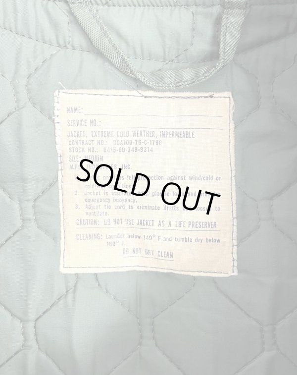 画像2: 70'S アメリカ軍 US NAVY バックステンシル チンスト付き 裏地キルティング デッキジャケット SCOVILLジップ (DEADSTOCK)