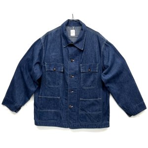 画像: 70'S BIG MAC 裏地無し デニム カバーオール インディゴ USA製 (VINTAGE)