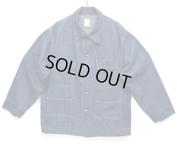 画像1: 70'S BIG MAC 裏地無し デニム カバーオール インディゴ USA製 (VINTAGE)