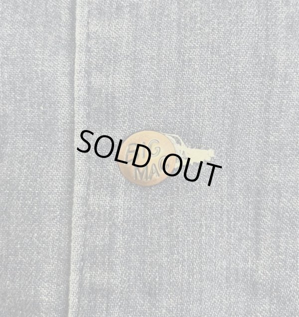 画像4: 70'S BIG MAC 裏地無し デニム カバーオール インディゴ USA製 (VINTAGE)