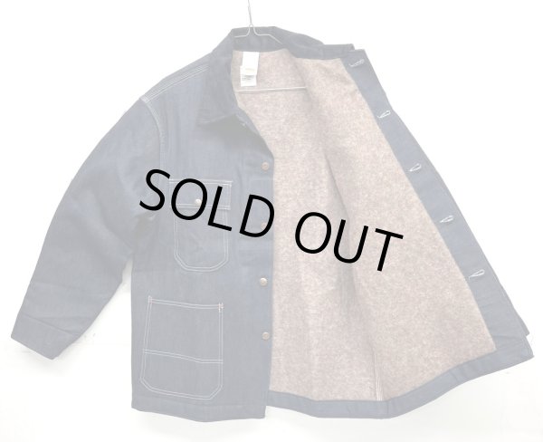 画像4: 70'S BIG MAC 裏地ブランケット デニム カバーオール インディゴ USA製 (DEADSTOCK)