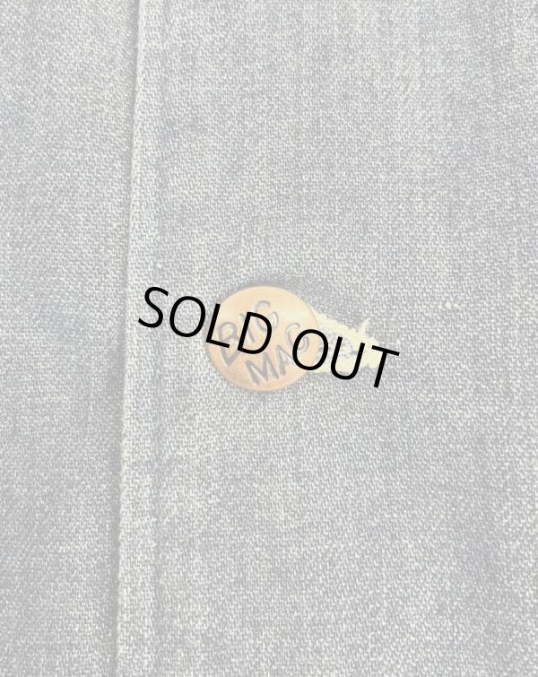 画像4: 70'S BIG MAC 裏地ブランケット デニム カバーオール インディゴ USA製 (VINTAGE)