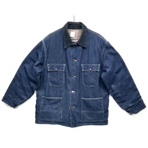 画像: 70'S BIG MAC 裏地ブランケット デニム カバーオール インディゴ USA製 (VINTAGE)