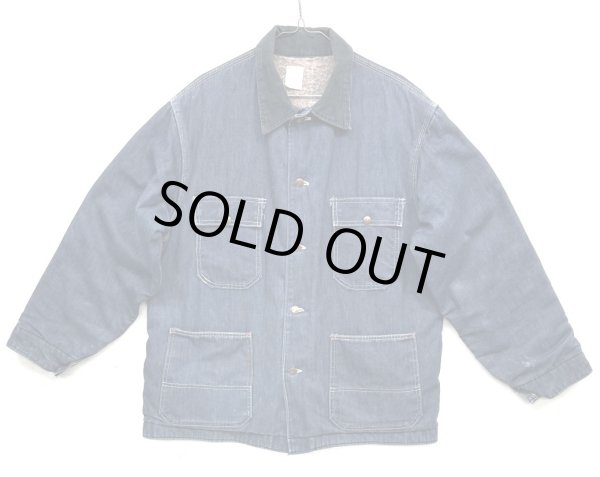 画像1: 70'S BIG MAC 裏地ブランケット デニム カバーオール インディゴ USA製 (VINTAGE)