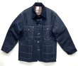 画像1: 70'S BIG MAC 裏地ブランケット デニム カバーオール インディゴ USA製 (DEADSTOCK)