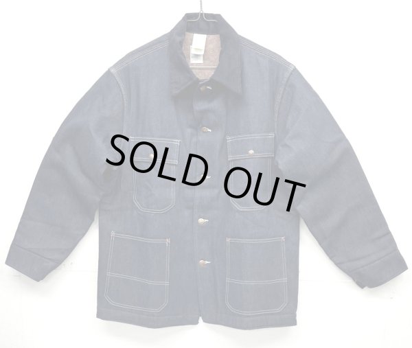 画像1: 70'S BIG MAC 裏地ブランケット デニム カバーオール インディゴ USA製 (DEADSTOCK)