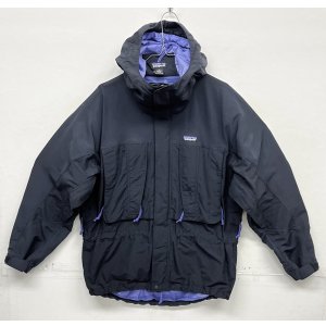 画像: 90'S PATAGONIA "NITRO II JACKET" 裏地メッシュ ナイロンジャケット ブラック (VINTAGE)