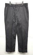 画像3: 80'S DICKIES 874 チビタグ ワークパンツ ダークグレー W36L29 USA製 (VINTAGE)