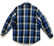 画像4: 80'S MIGHTY-MAC 裏地キルティング ヘビーフランネル ワークシャツ チェック柄 (VINTAGE)