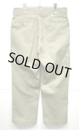画像: 80'S DICKIES 874 チビタグ ワークパンツ ベージュ TALONジップ W34L28 USA製 (VINTAGE)