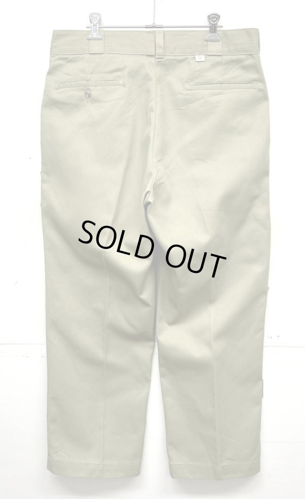 画像1: 80'S DICKIES 874 チビタグ ワークパンツ ベージュ TALONジップ W34L28 USA製 (VINTAGE)