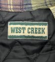 画像2: 00'S WEST CREEK 裏地キルティング フランネル ワークシャツ チェック柄 (VINTAGE)